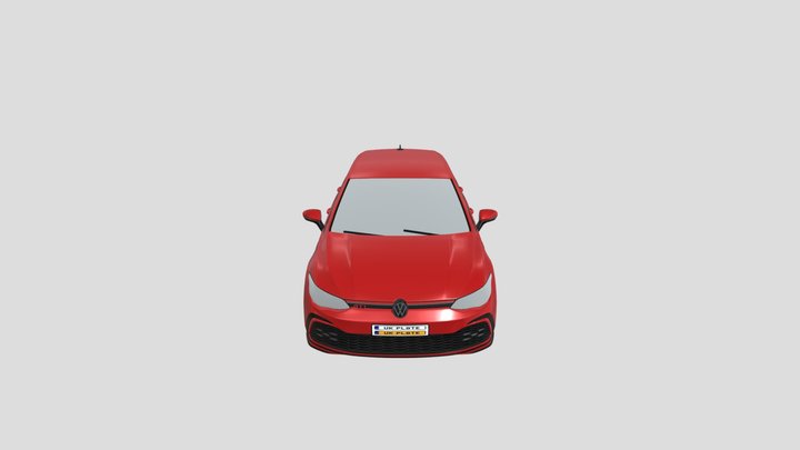 Volkswagen Golf 8 Gti – Gratis 3D-model STL
