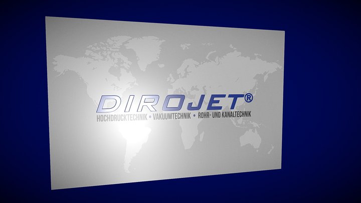 DIROJET GmbH - Visitenkarten 3D Model