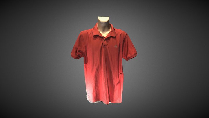 Red Polo Shirt [3D Scan] 3D Model