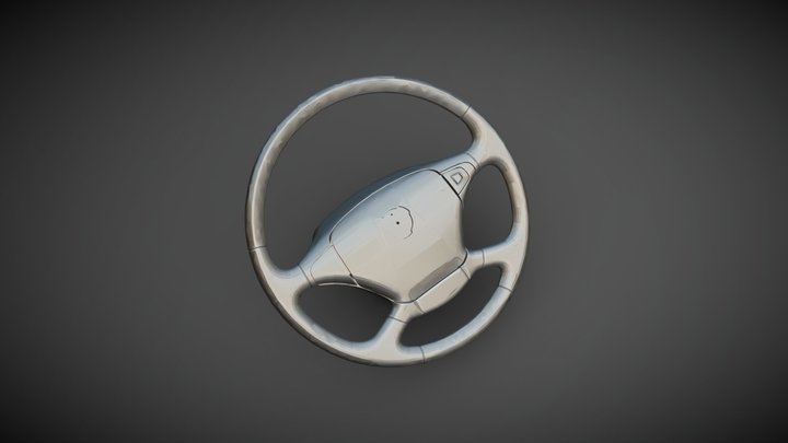 SCANIA Truck- Bus Steering Wheel 3D Model