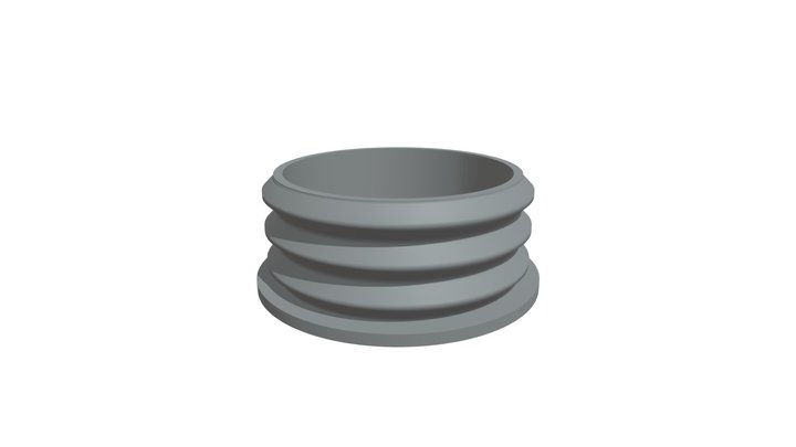 Circular end cap 3D Model