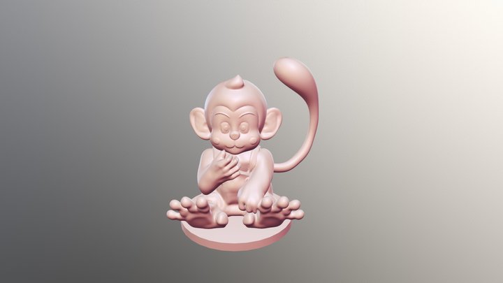 Monkey 3D Model