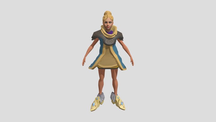 Nathalia GLB 3D Model