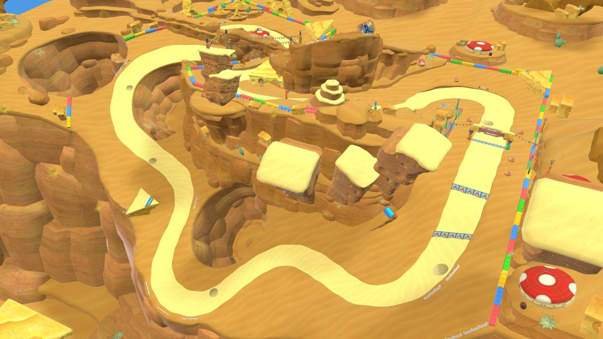 Mario Kart 8 - GBA Cheese Land - Download Free 3D model by H,yoshi
