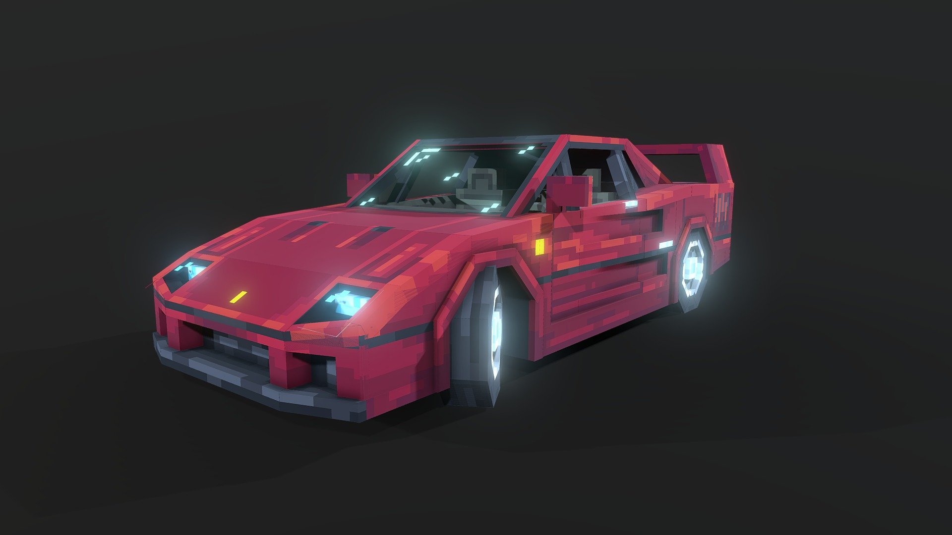 Ferrari f40 3d model