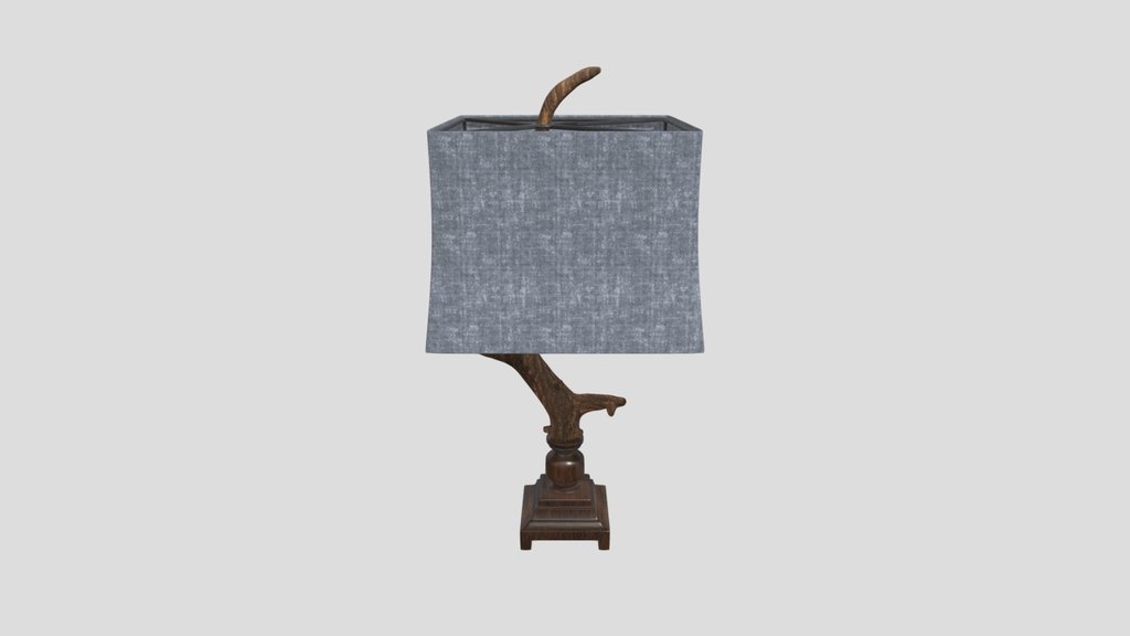 Rustic Twig Desk Lamp