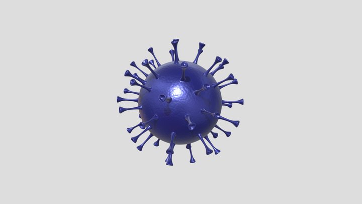 Virus Cell 3D Model