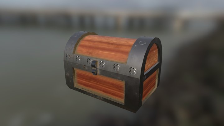 Opennable Chest 3D Model