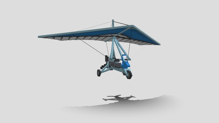 Nanolight Plane - Minecraft Bedrock Model 3D Model