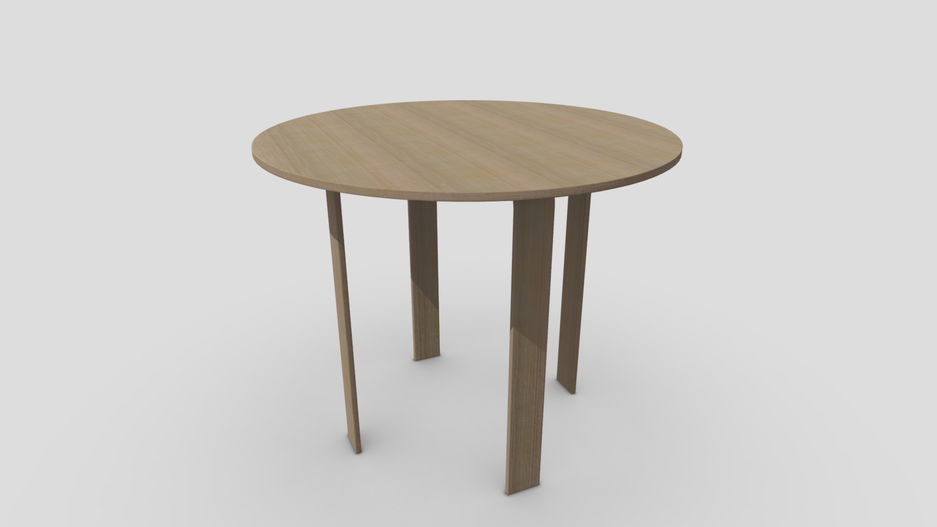 3D model Table 4 - This is a 3D model of the Table 4. The 3D model is about a wooden table with legs.