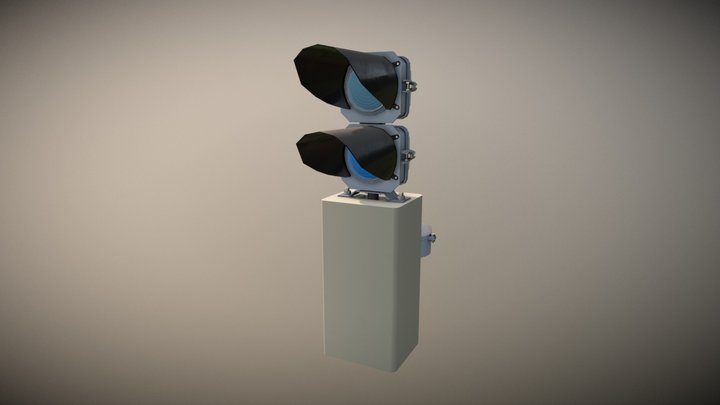 Dwarf traffic light 3D Model