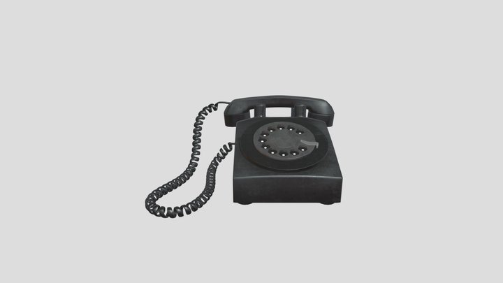 Rotary Phone (1) 3D Model