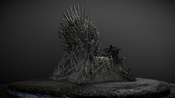 Iron Throne 3D Model