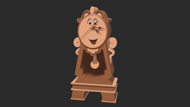 Cogsworth 3D Model