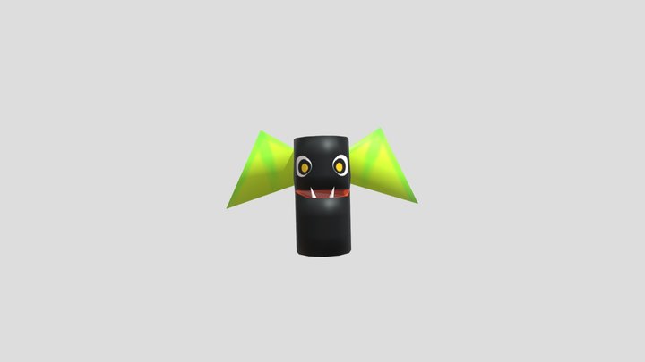 Hallowin Bat 3D Model