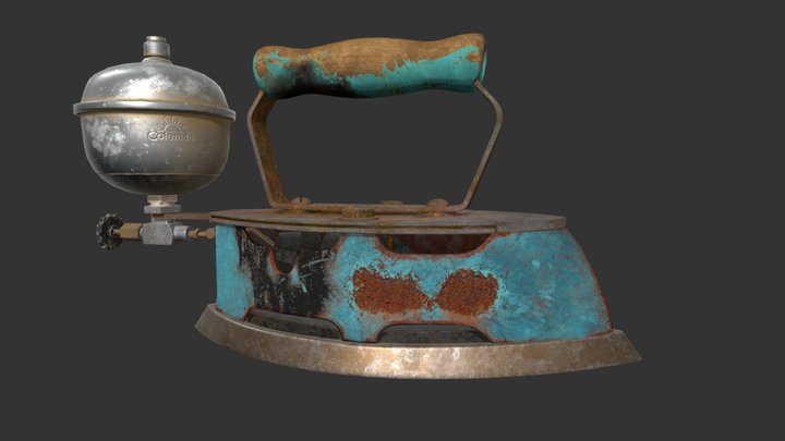 Coleman Gas Iron 3D Model