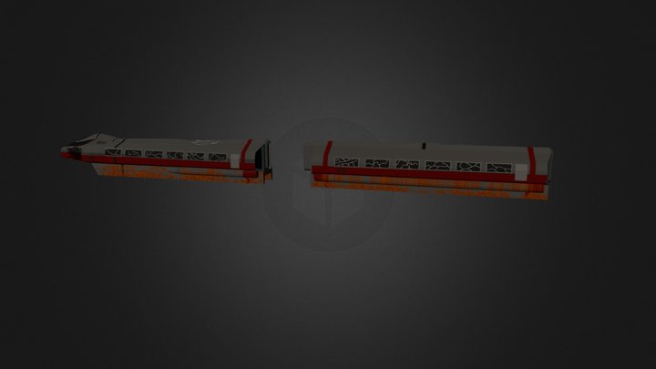 Fallout 3 - Cmr Monorail - Damaged 3D Model