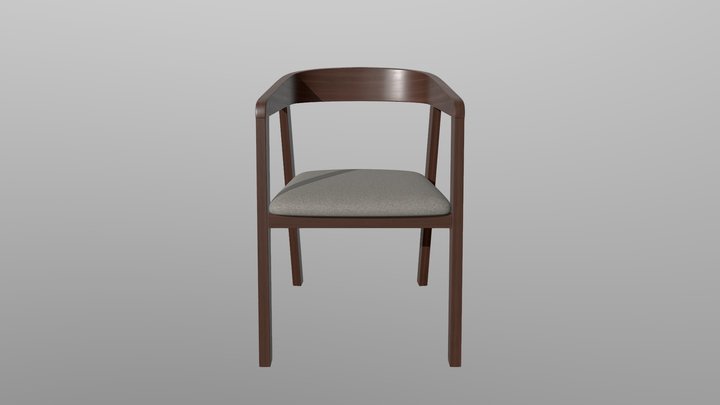 Placido Carver Dining Chair 3D Model