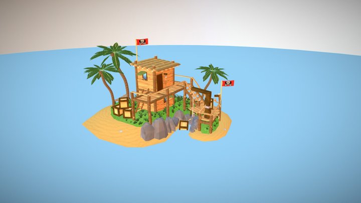 Island Sketchfab 3D Model