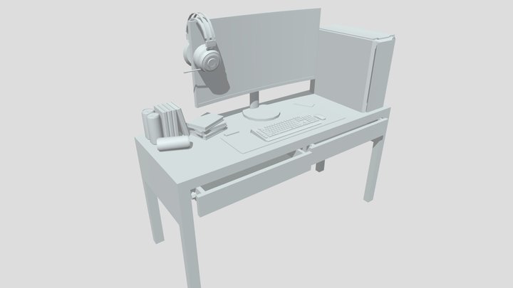 10 Drafts 3D Model