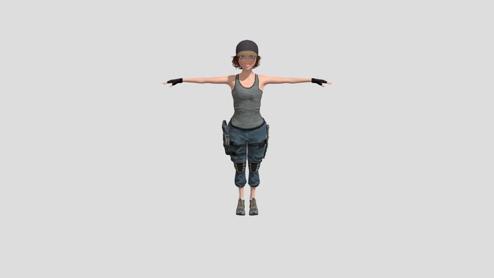 Samba Dancing 3D Model