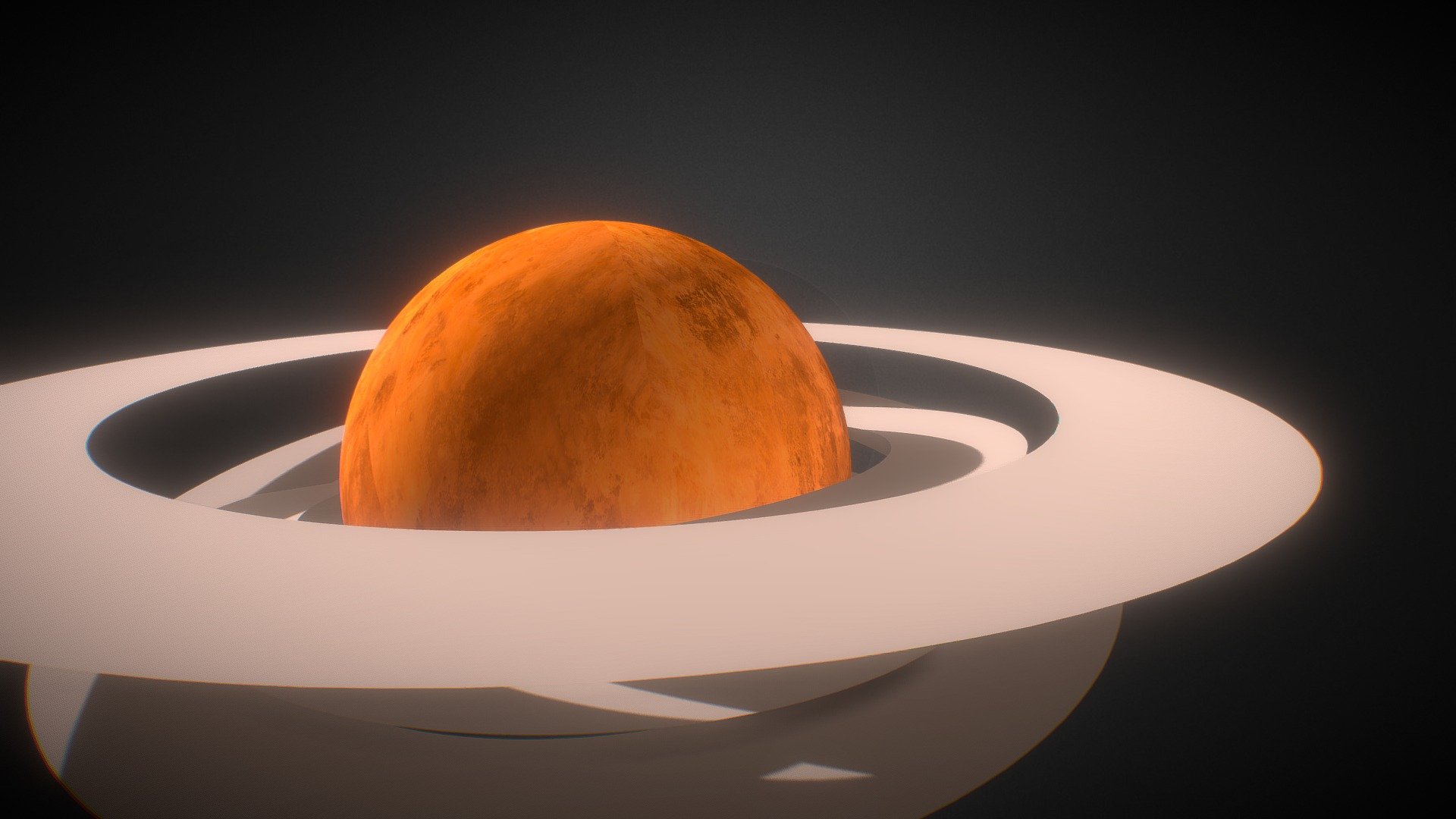 Fantasy Ringed Planet - Download Free 3D model by Imanegg [a6cc2bd ...