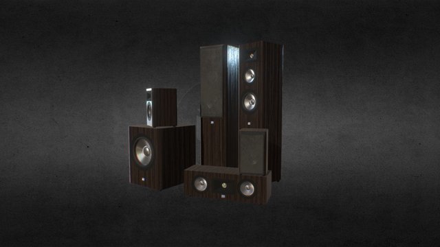 JBL Boxen 5.1 3D Model