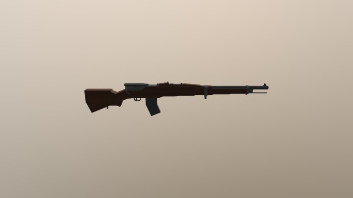 Selbstlader M1916 3D Model