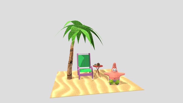Beach 2020 3D Model