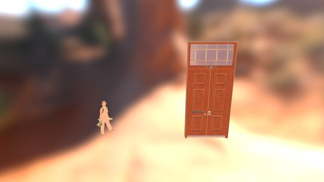 Door final 3D Model