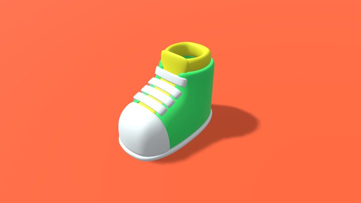 green shoes 3D Model