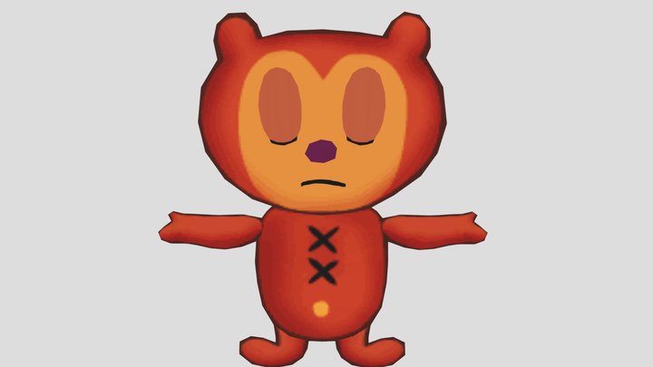 Parappa The Rapper 2 PJ Berri (Rigged) (FBX) 3D Model