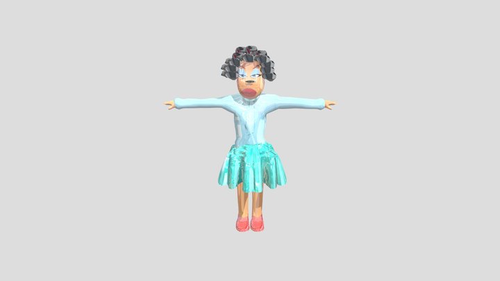 Мама Дружбана из ПНСТ 5 (без костей) 3D Model