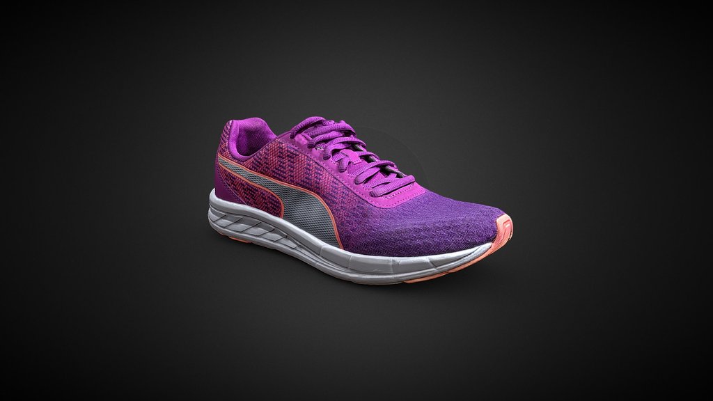 Puma Shoe Purple 3D Scan