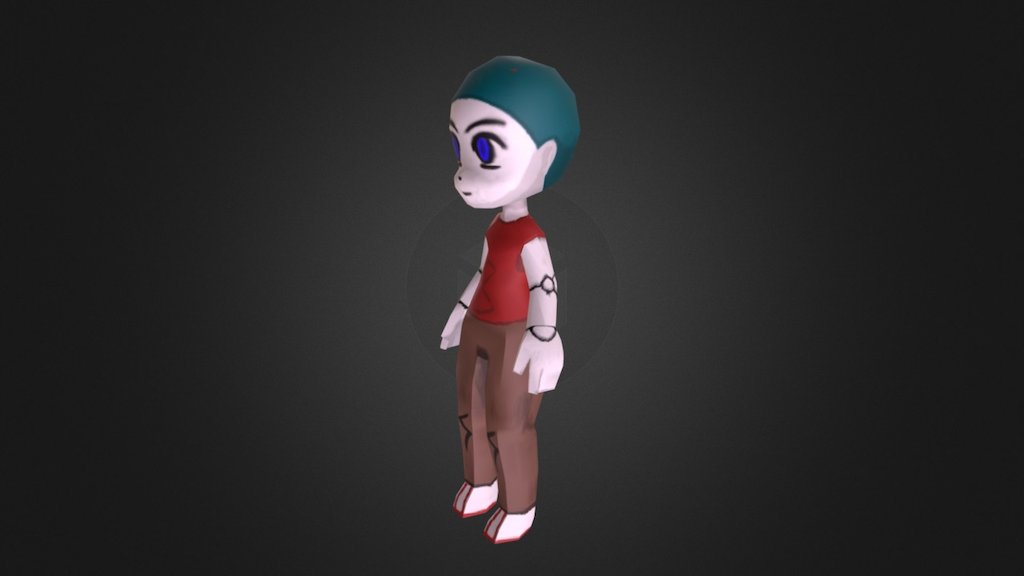 Low Poly Character Rig and Animation