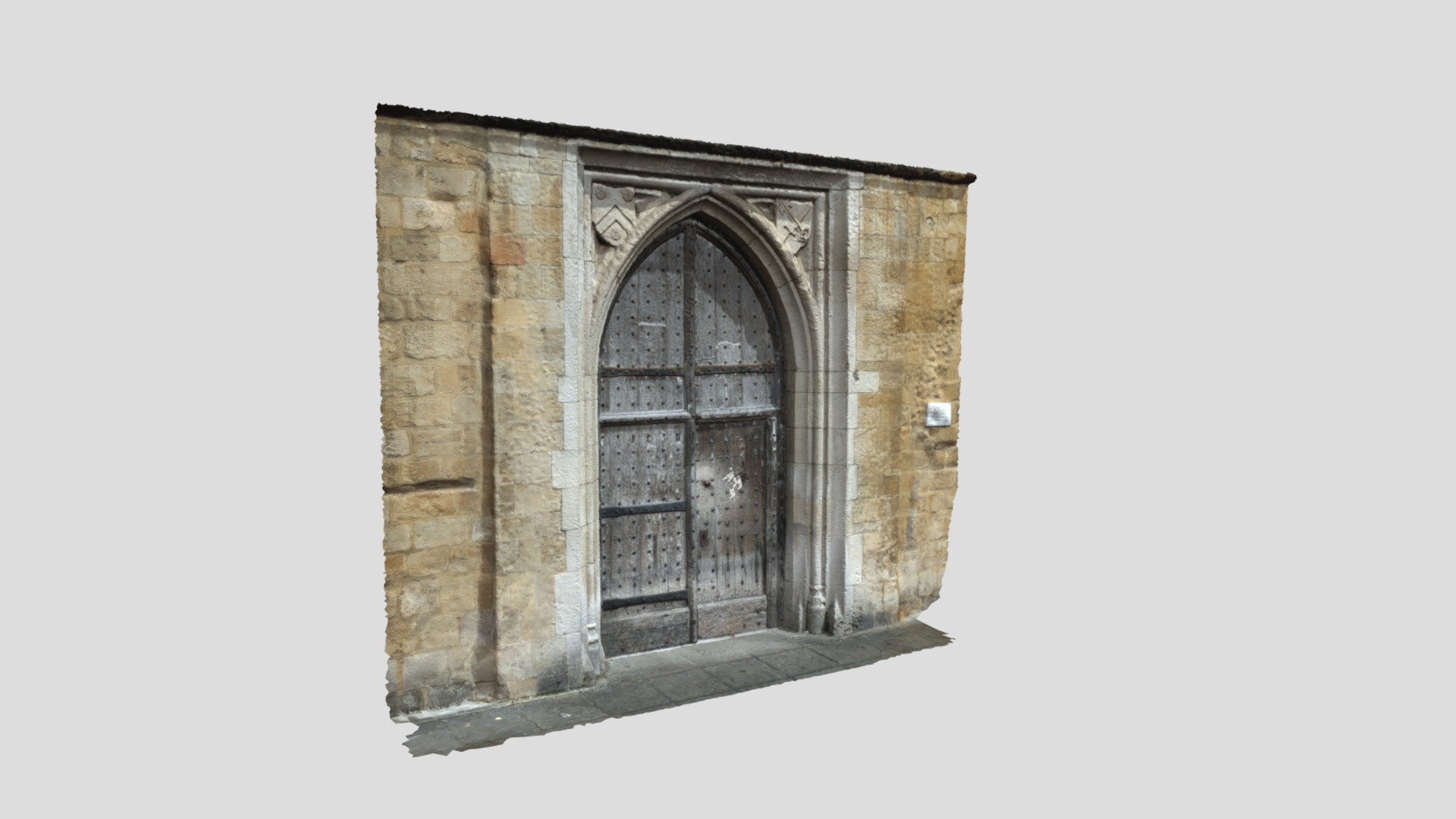 Winchester Cathedral Door Photogrammetry Scan