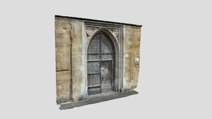 Winchester Cathedral Door Photogrammetry Scan 3D Model