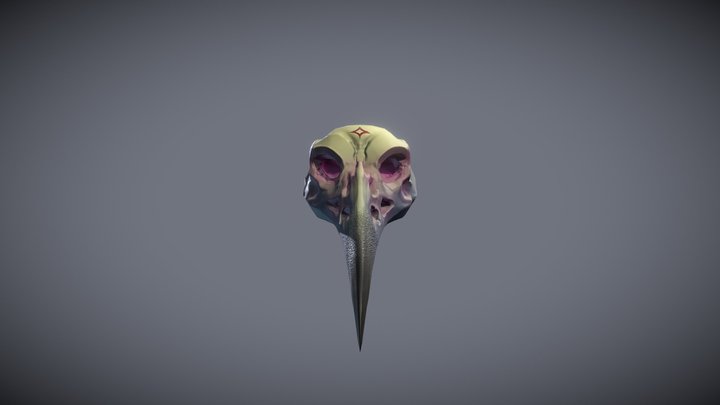 Demo Raven Skull 2020-2021 3D Model