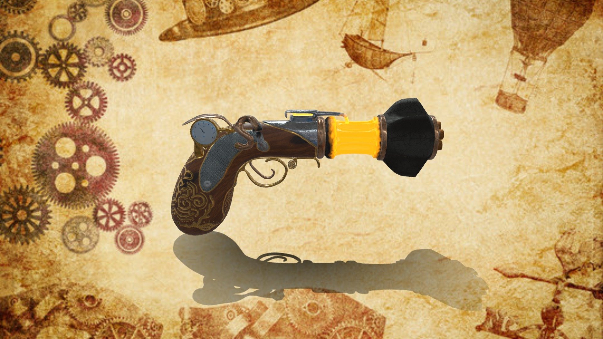 Steampunk Pistol