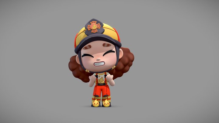 Firefighter_Pazu 3D Model