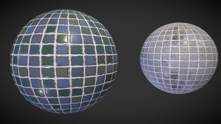 Tiles Instance Material 1 – Modello 3D gratuito STL