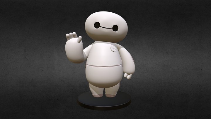 Chibi Baymax 3D Model