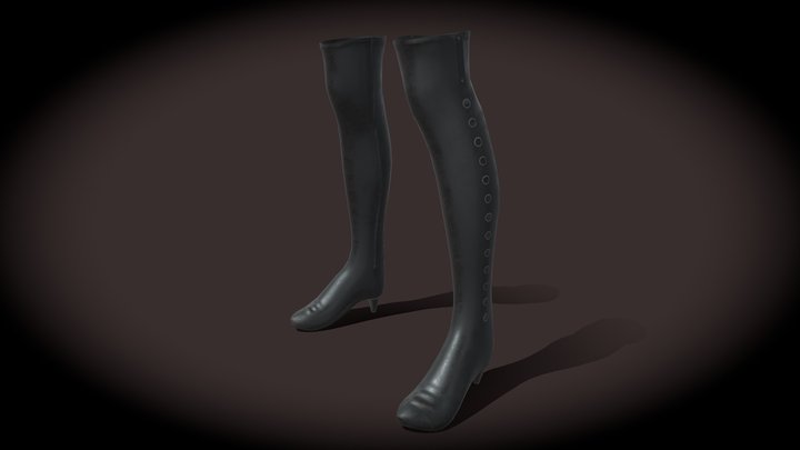 Punker Girl Boots (Free) – Modelo 3D gratuito STL