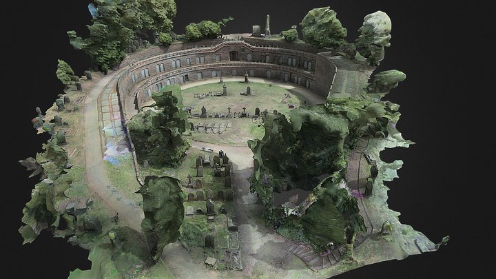 Warstone Cemetery Catacombs 3D Model