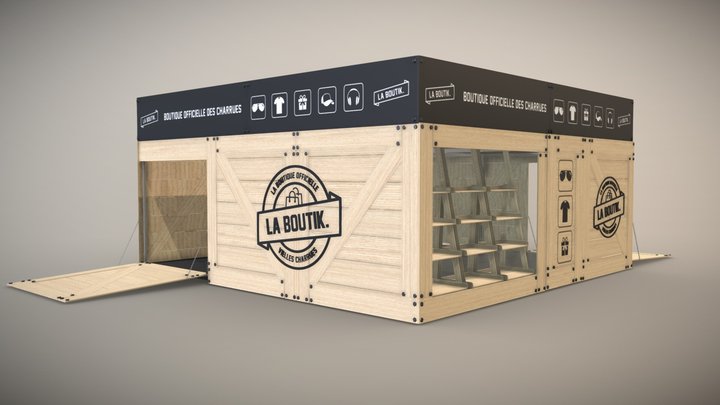 LA BOUTIK 10x10 3D Model