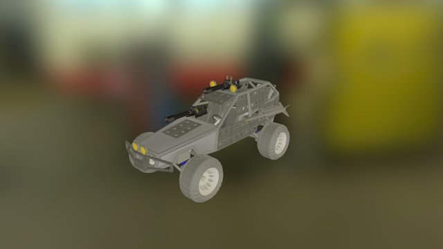 Post Apocalyptic Buggy - Mad Max 3D Model