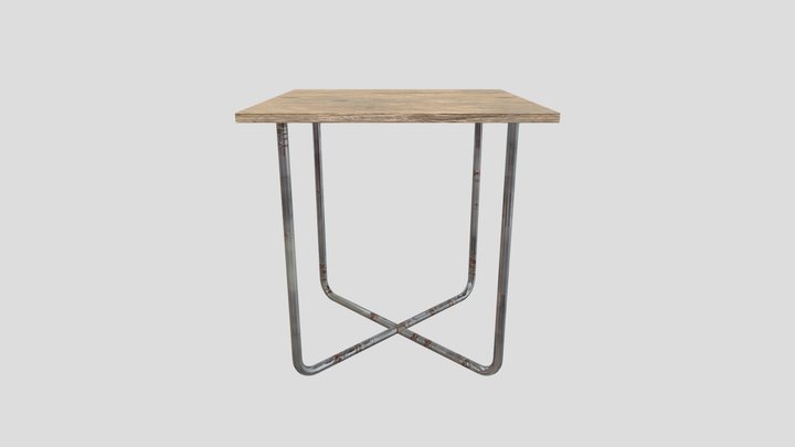 Tubular coffe table 3D Model