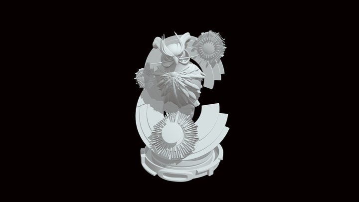 HULLOTTE 3D Model