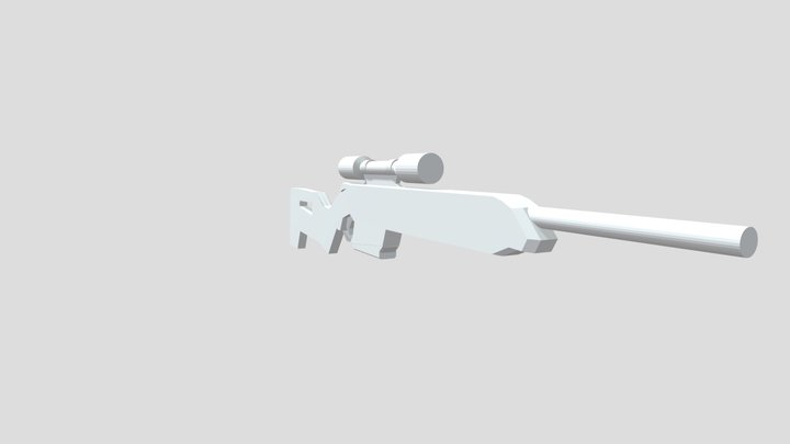 Schmidt Scout Rifle - 3D Model for Games 3D Model