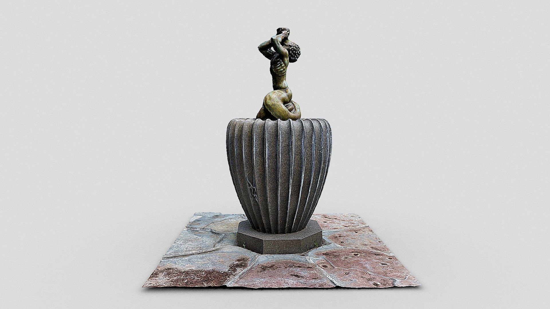 222: Saarinen Fountain Statue